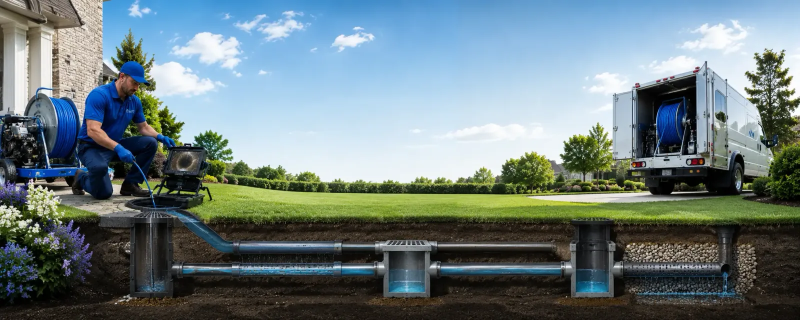 Outdoor drain cleaning information for Prudenville, MI