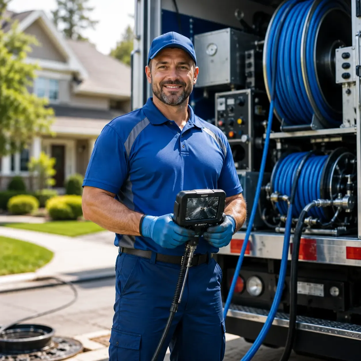 Local outdoor drain cleaning specialists in Prudenville, MI